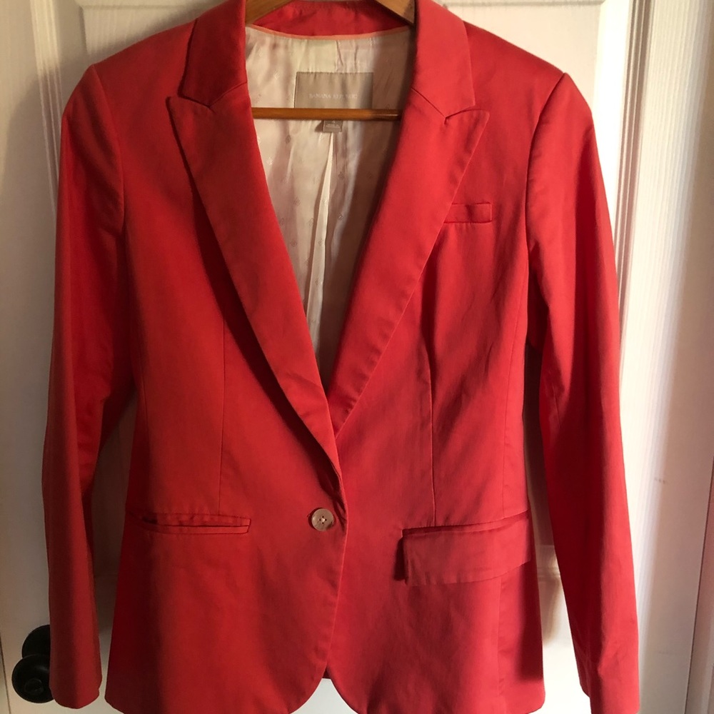 salmon blazer